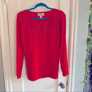 Oliver XL Cherry Red Sweater